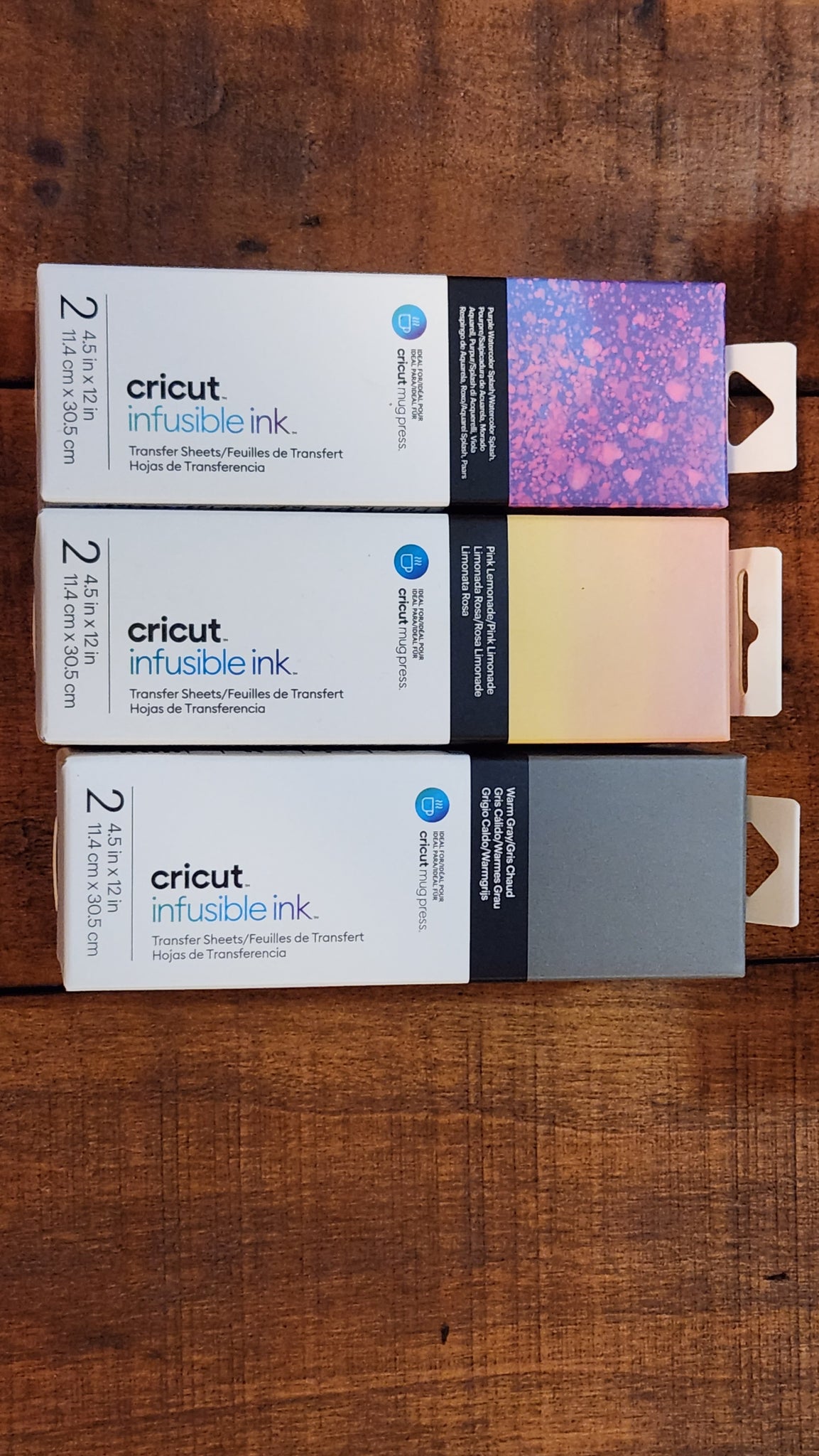 Cricut Infusible Ink Transfer Sheets 2-pack (Watercolour Splash)