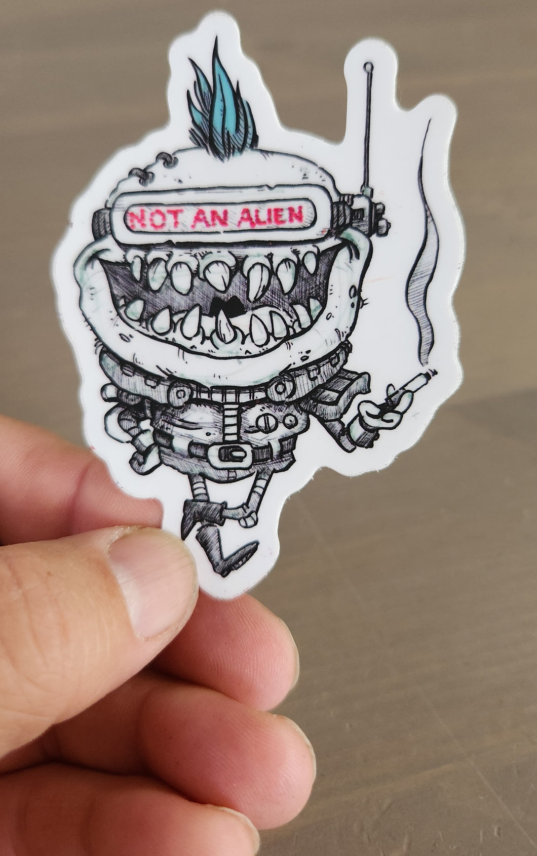 Alien Spy - Sticker