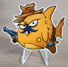 Load image into Gallery viewer, Goldfish Sheriff - Sticker
