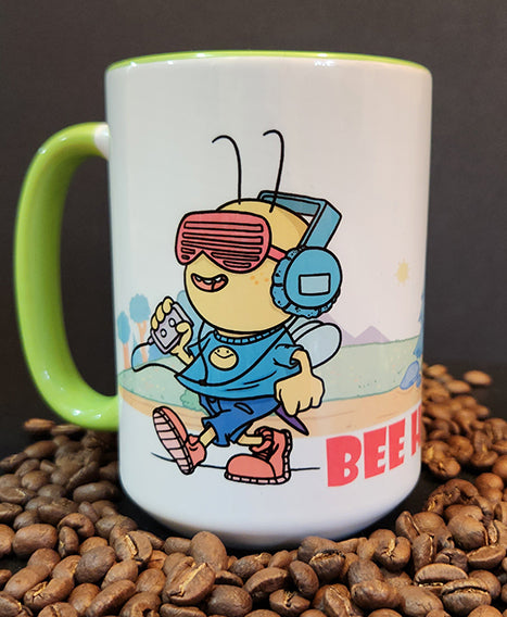 Bee Happy - 15oz Mug